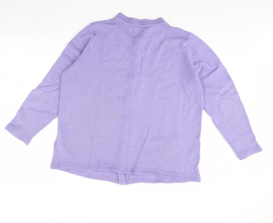 Womens UK Size 20 m&s Purple Jacket