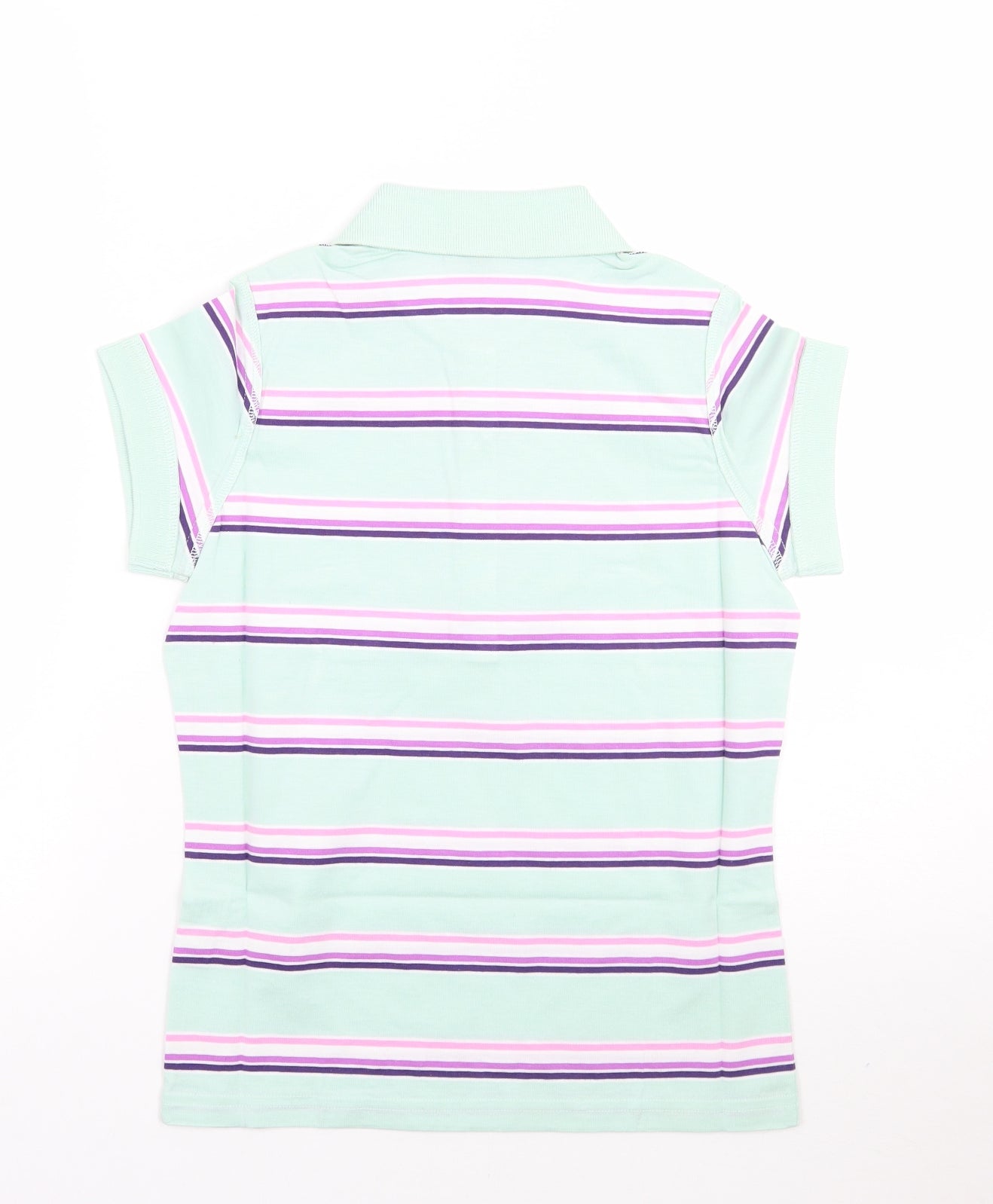 Womens UK Size 8 Moose Green Basic Polo