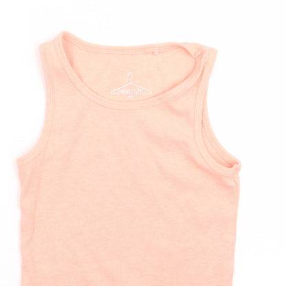 NEXT Girls Orange   Basic Tank Size 7 Years