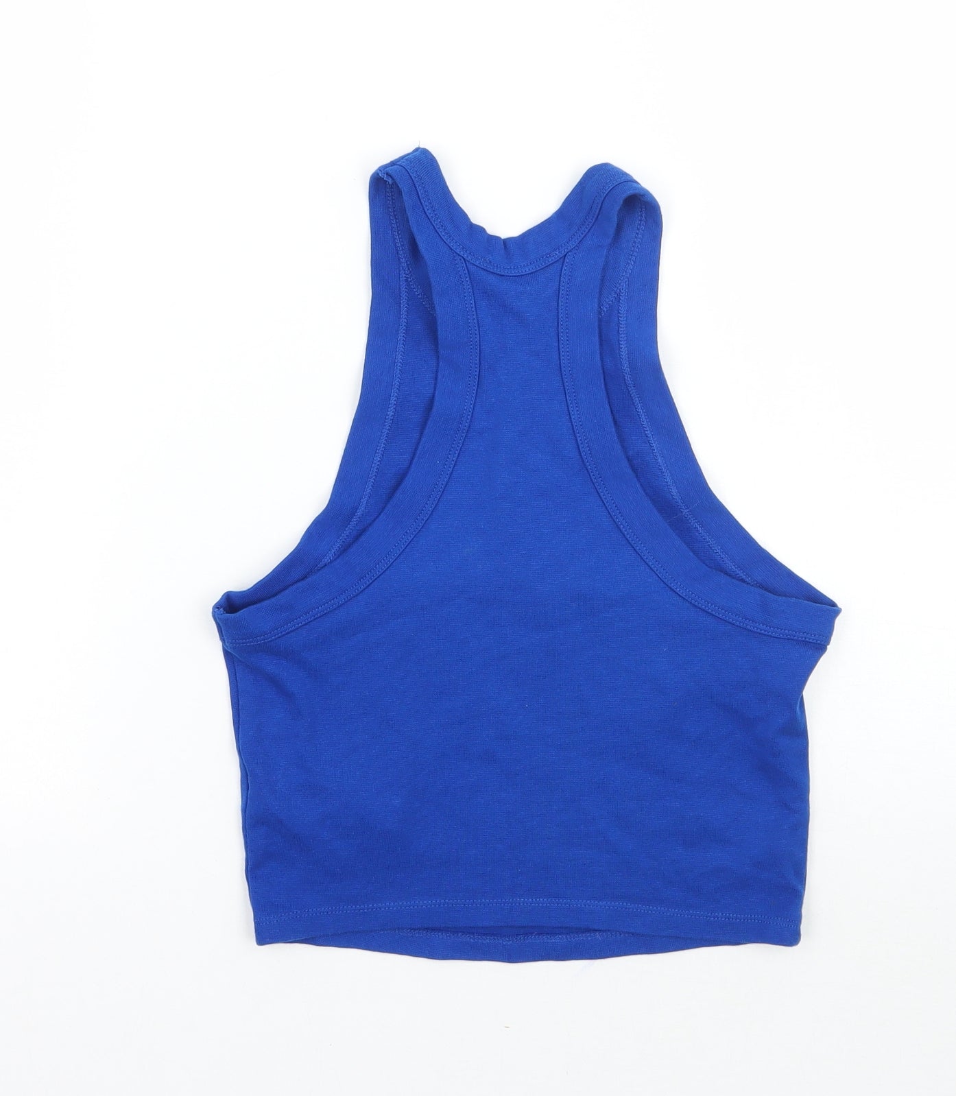 Womens UK Size 6 Topshop Black Cropped Tank