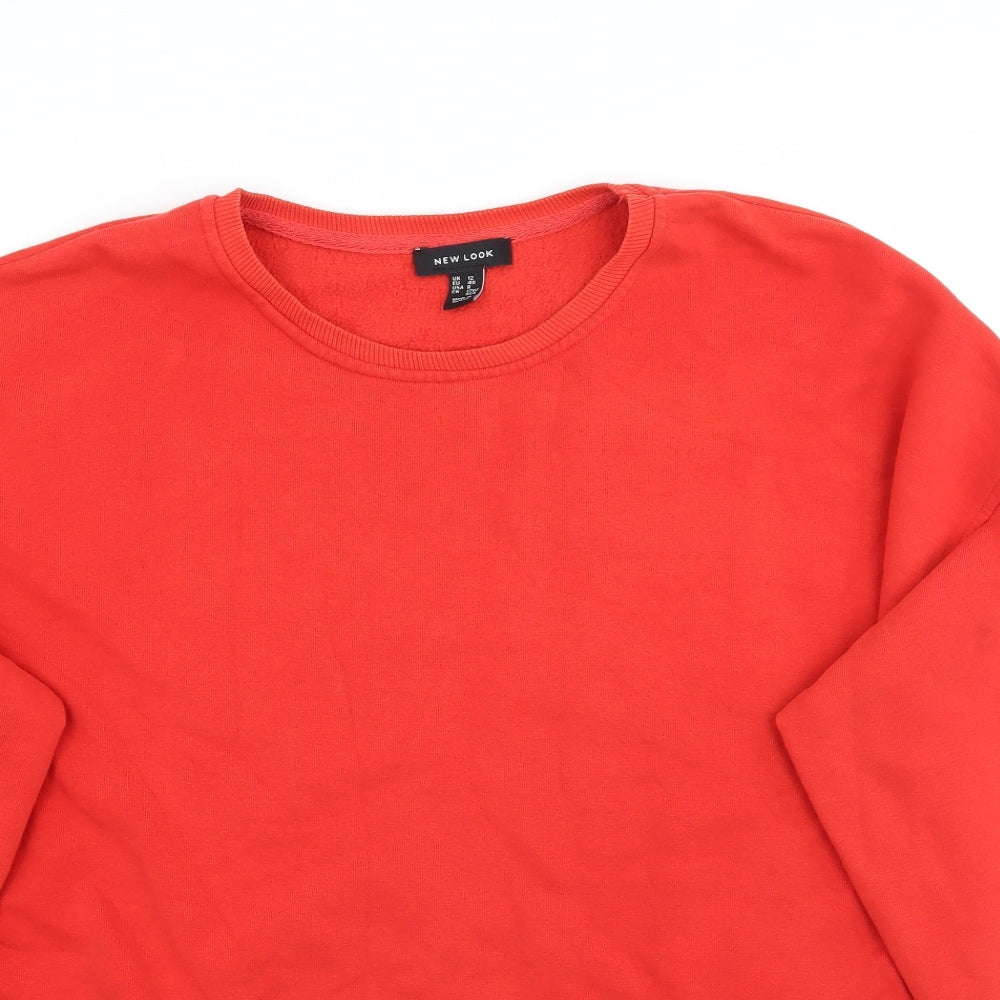 Womens UK Size 12 Newlook Red Pullover Jumper