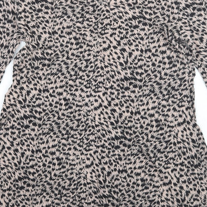 Womens UK Size 10 NEXT Brown Basic Blouse