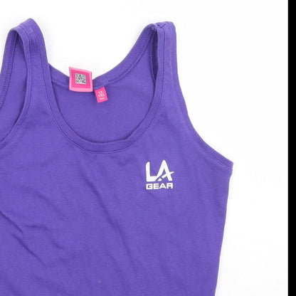 LA Gear Girls Purple   Basic Tank Size 13 Years
