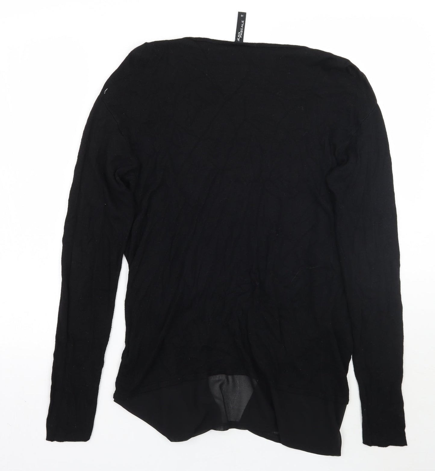 Jean Pascale Womens Black   Cardigan Jumper Size XS