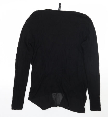 Jean Pascale Womens Black   Cardigan Jumper Size XS