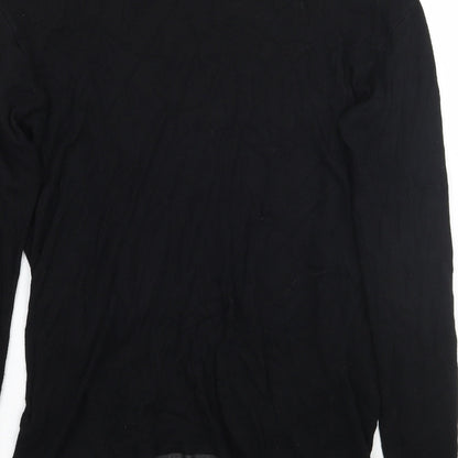 Jean Pascale Womens Black   Cardigan Jumper Size XS