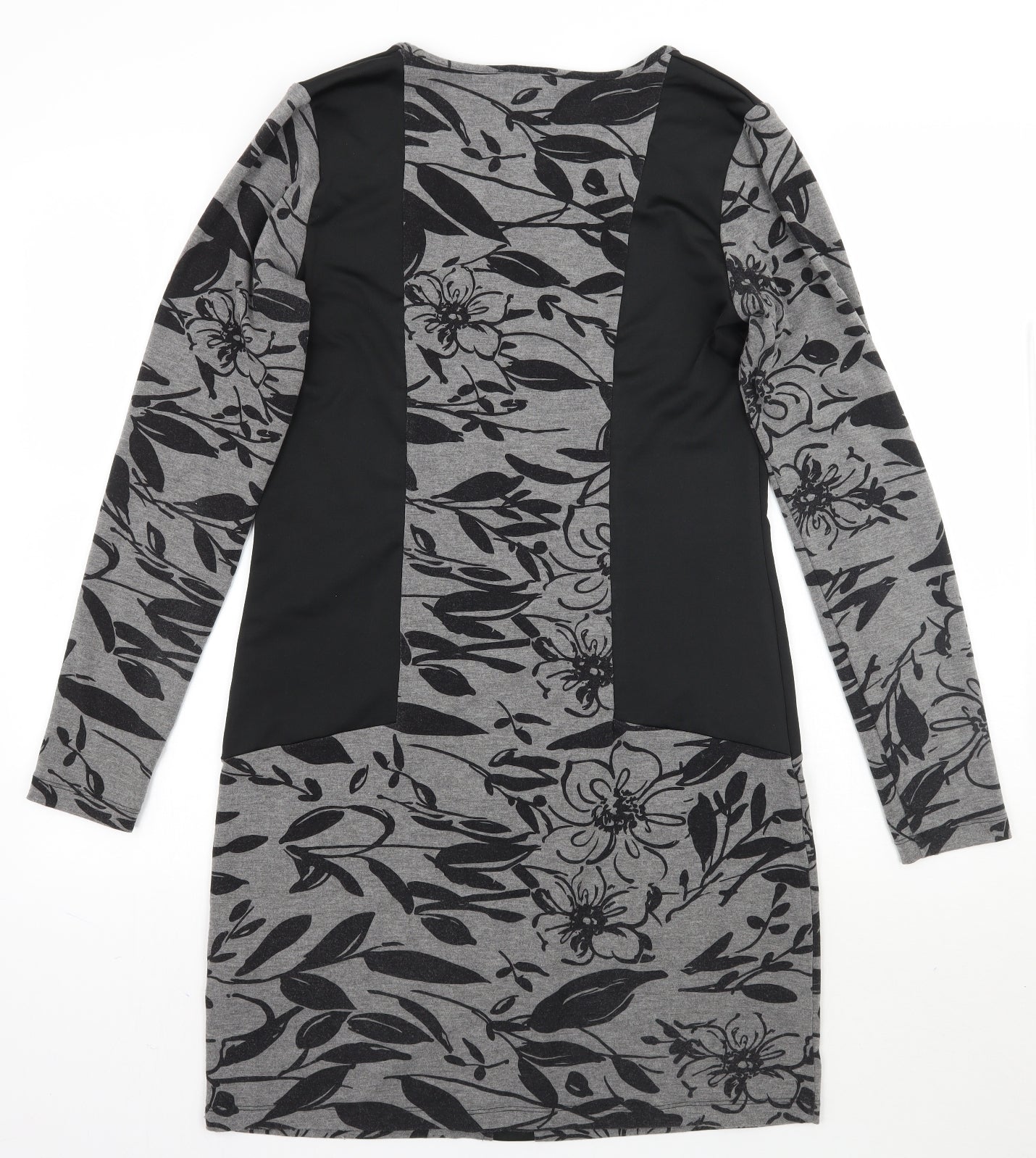 Yest Womens Black Floral  A-Line  Size 10