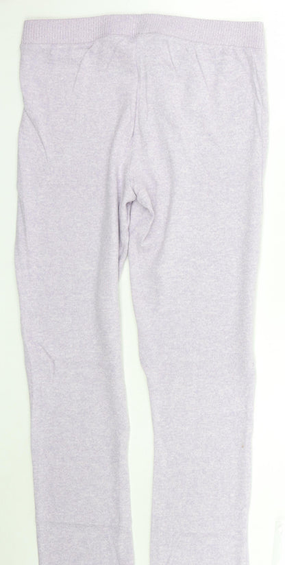 Womens UK Size S Primark Regular Fit Sweatpants Purple Trousers
