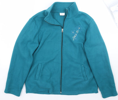 Womens UK Size M Anne De Lancay Green Jacket