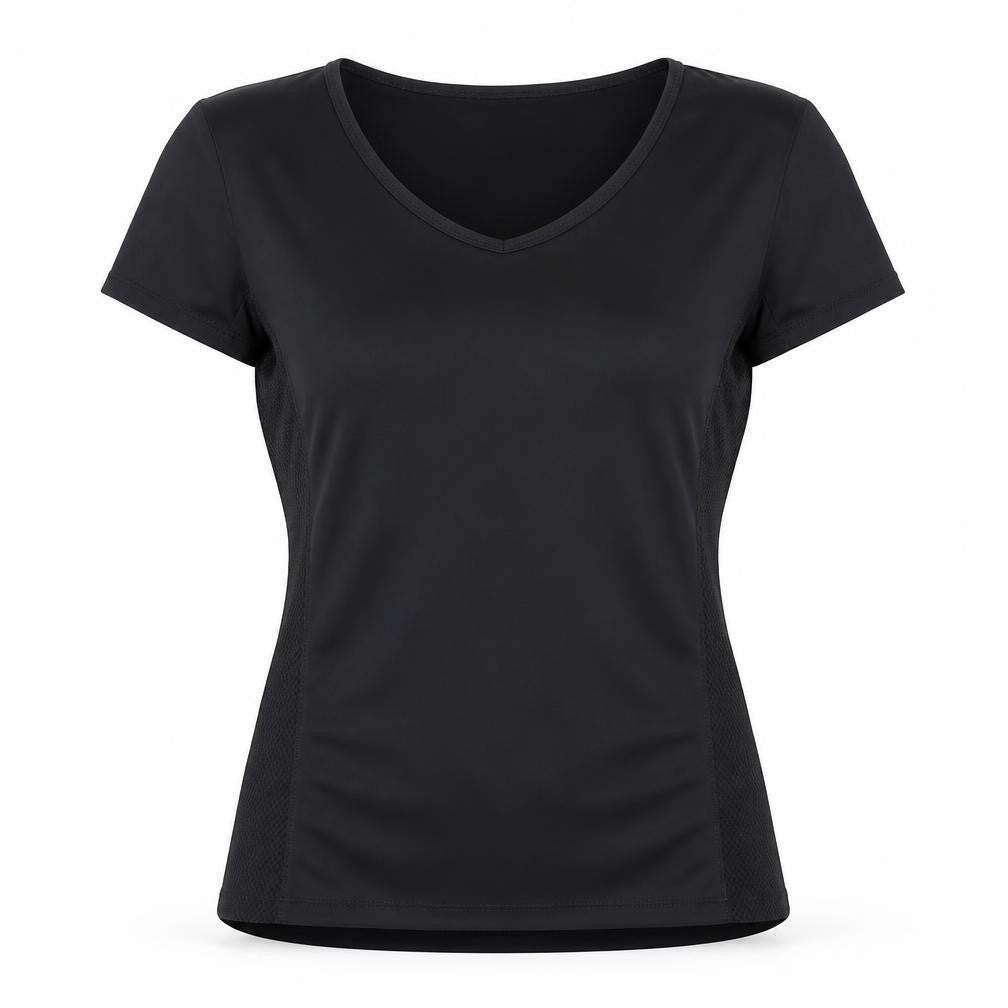 Womens UK Size M Terranova Black Basic T-Shirt