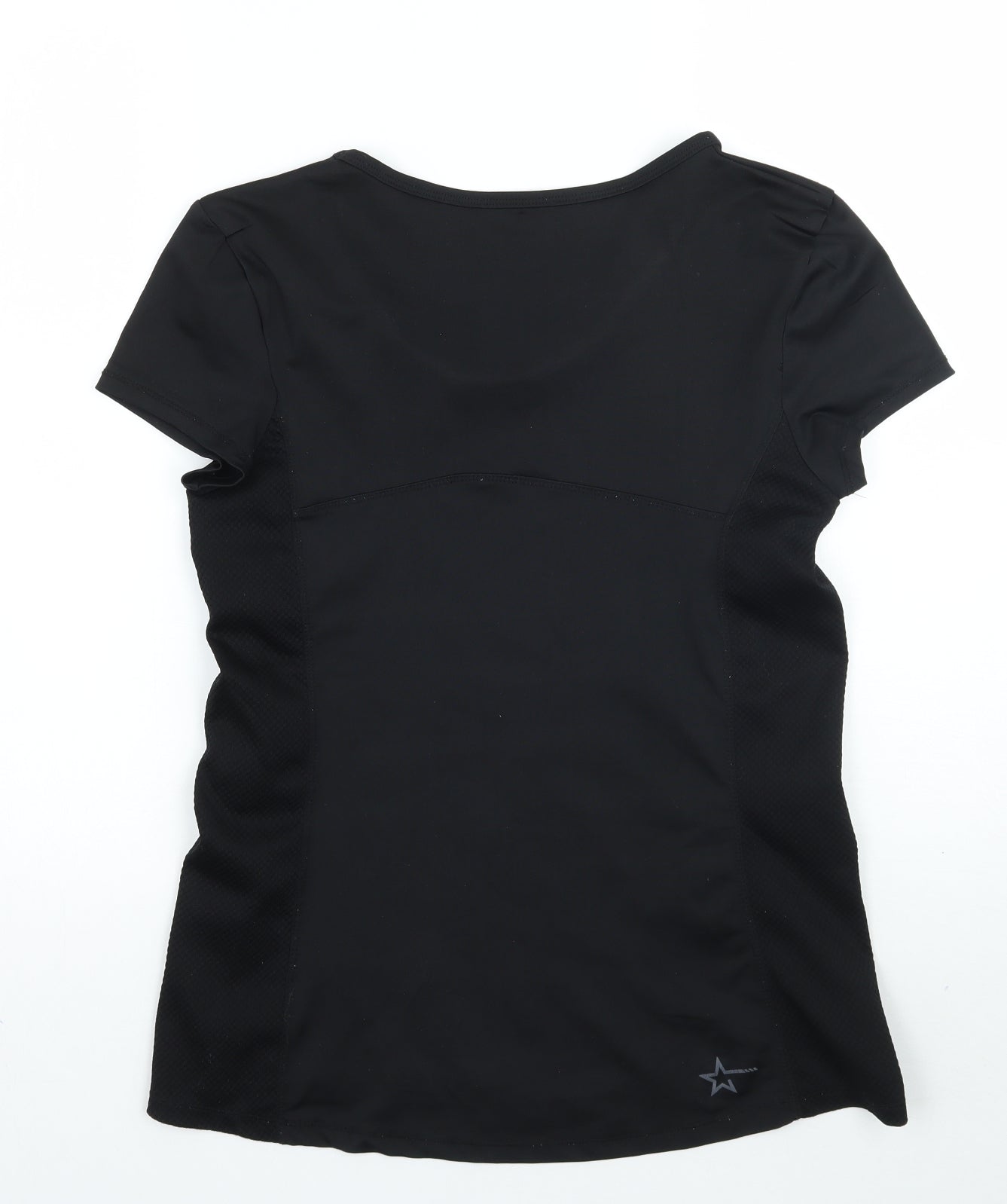 Womens UK Size M Terranova Black Basic T-Shirt