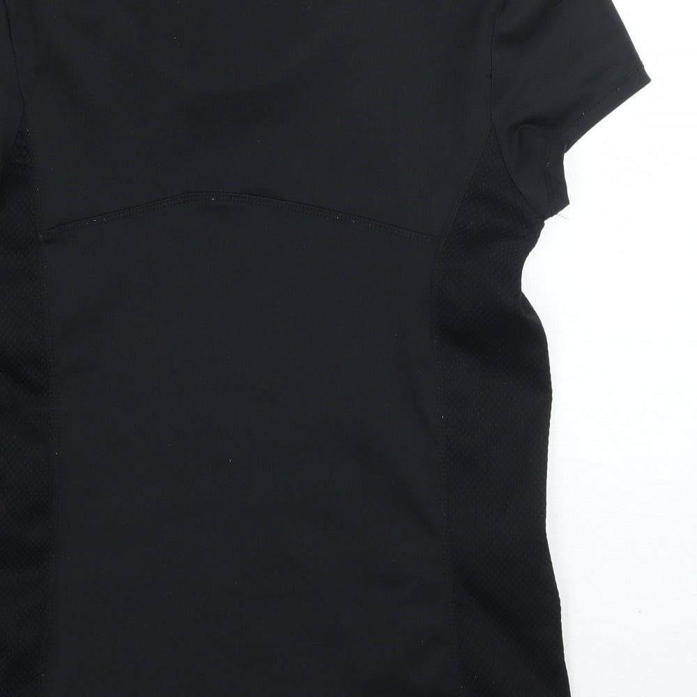 Womens UK Size M Terranova Black Basic T-Shirt