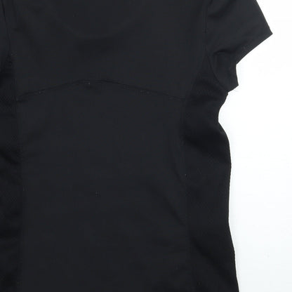 Womens UK Size M Terranova Black Basic T-Shirt