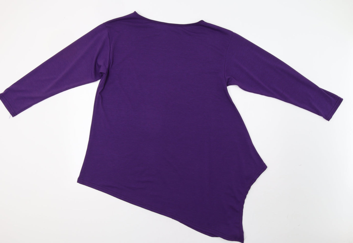 Womens UK Size S Preworn Purple Tunic Blouse