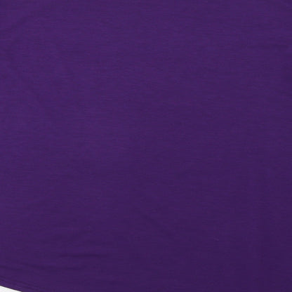 Womens UK Size S Preworn Purple Tunic Blouse