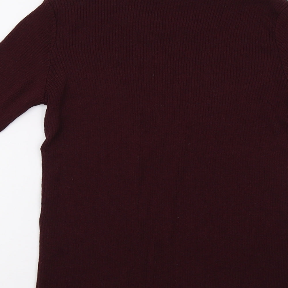 Womens UK Size 10 Dorothy Perkins Purple Pullover Jumper