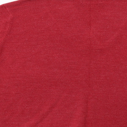 BM Womens Red   Pullover Jumper Size M