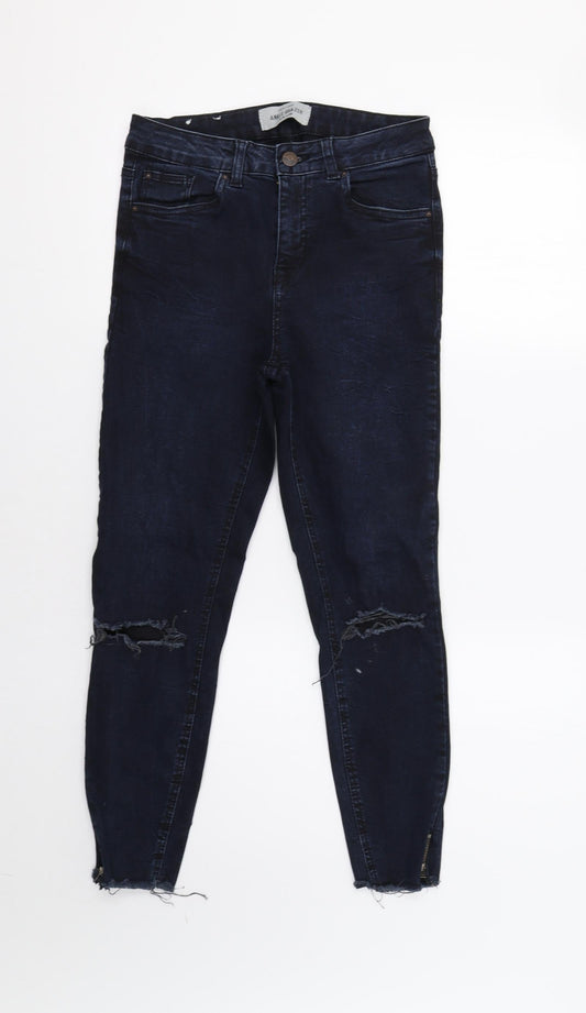 New Look Womens Blue   Skinny Jeans Size 10 L26 in