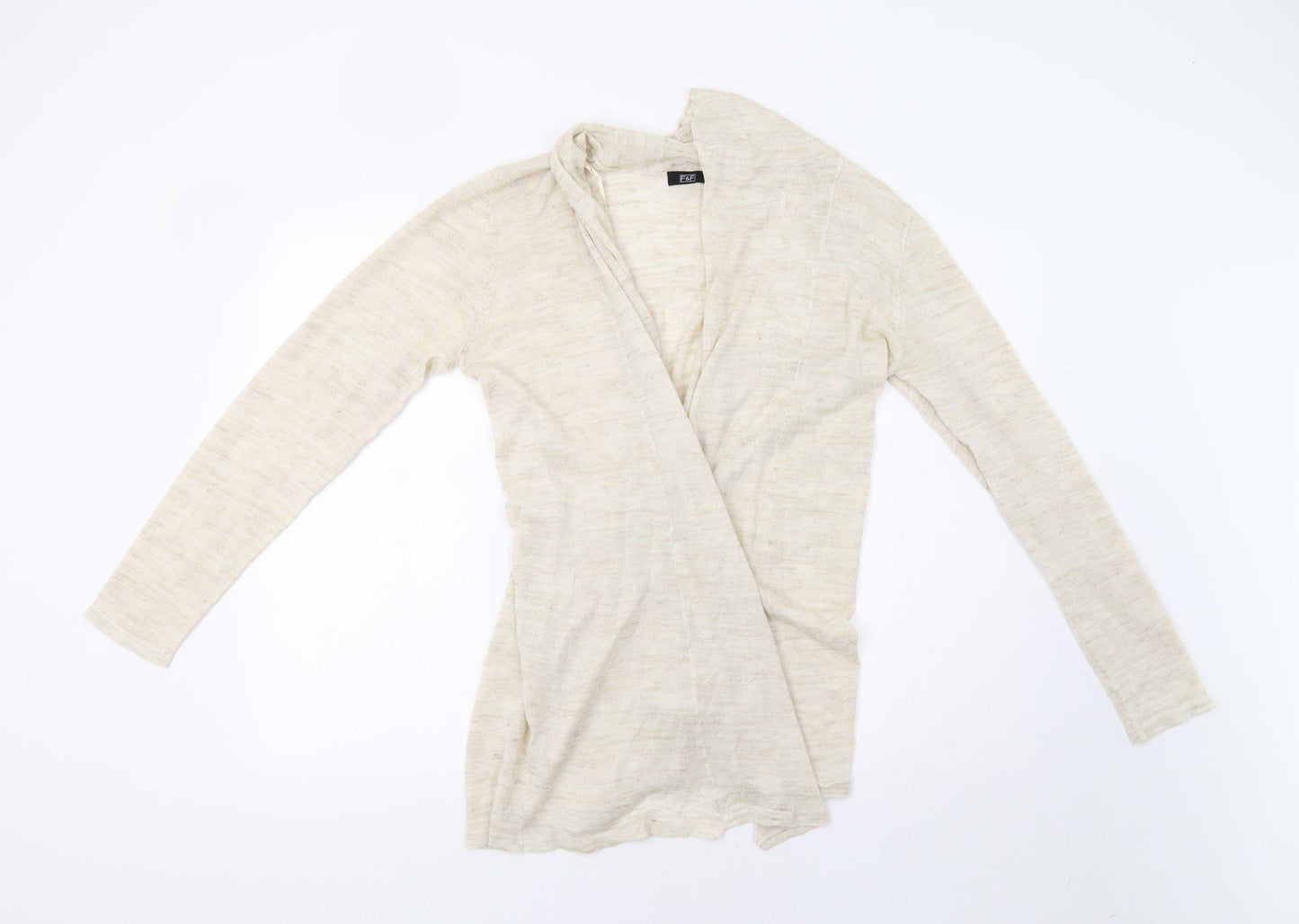 F&F Womens Beige   Cardigan Jumper Size 16
