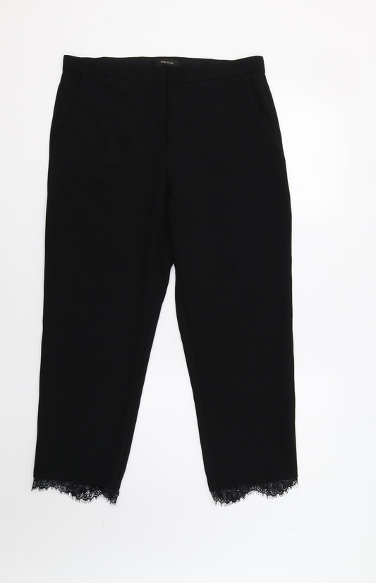 River Isl Womens Black   Dress Pants Trousers Size 12 L26 in