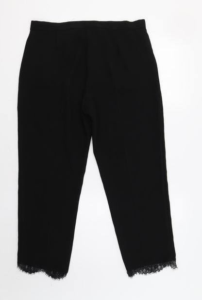 River Isl Womens Black   Dress Pants Trousers Size 12 L26 in