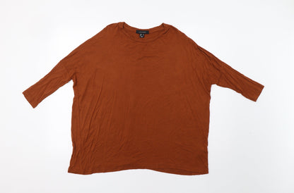 Primark Womens Brown   Basic Blouse Size 10