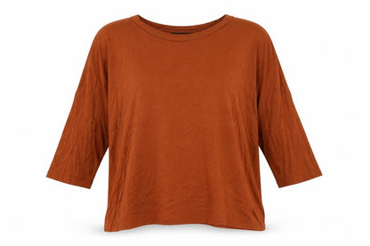 Womens UK Size 10 Primark Brown Basic Blouse