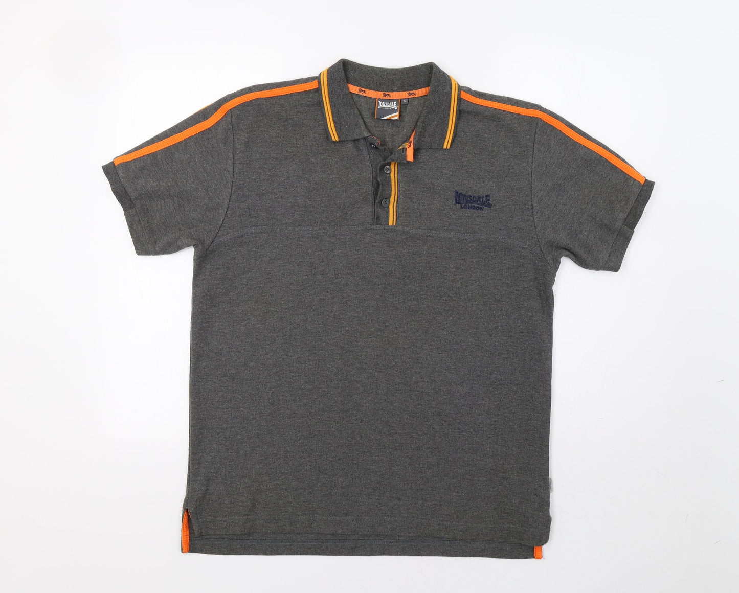 Lonsdale Mens Grey    Polo Size S