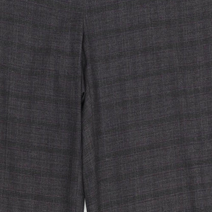 CC Womens Purple Check  Dress Pants Trousers Size 18 L28 in