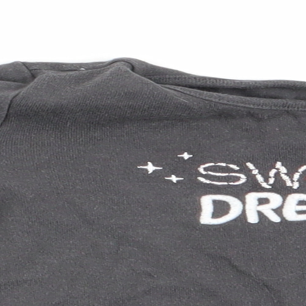 Primark Boys Grey Solid   Pyjama Top Size 6-9 Months  - Sweet Dreams
