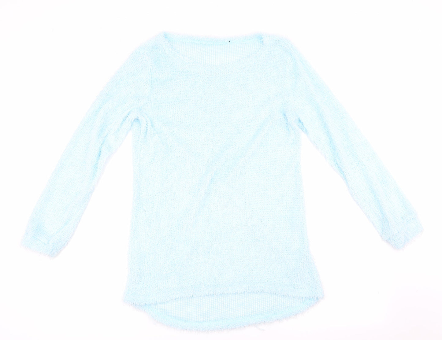 Womens UK Size  Preworn Blue Pullover Jumper