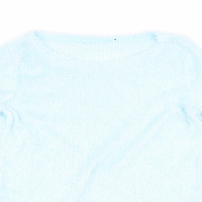 Womens UK Size  Preworn Blue Pullover Jumper