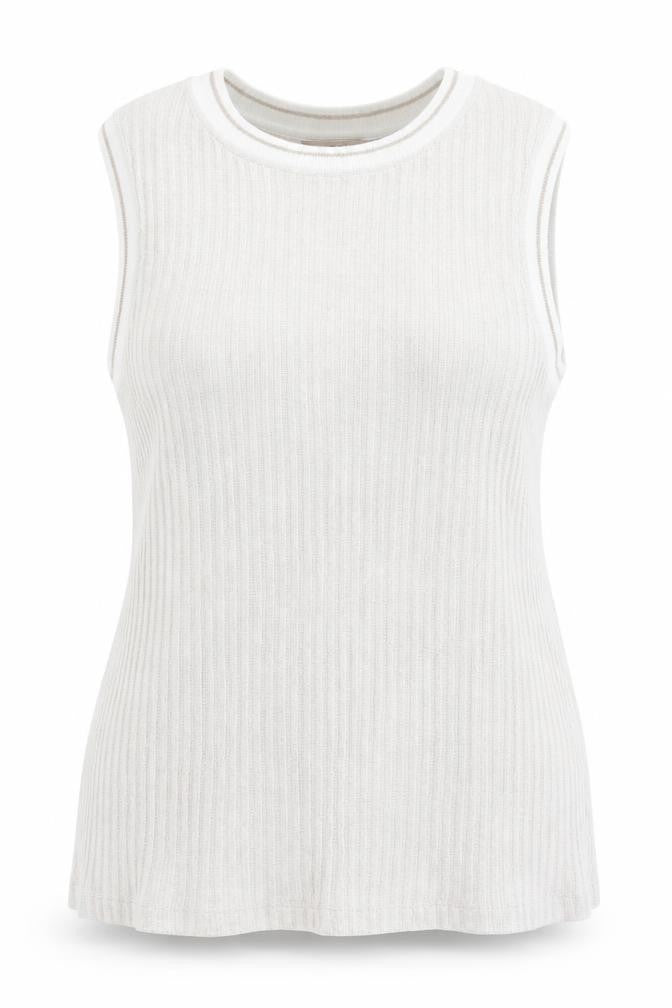 Womens UK Size 16 NEXT Beige Vest Jumper