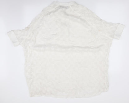 Womens UK Size  Religion Ivory Basic Blouse