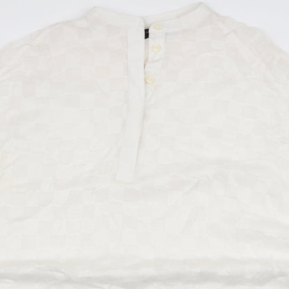 Womens UK Size  Religion Ivory Basic Blouse