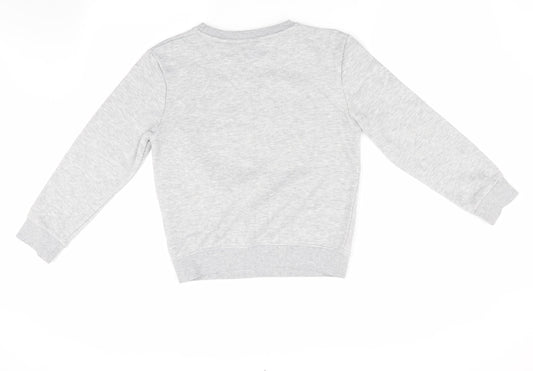 Primark Girls Grey   Pullover Sweatshirt Size 10-11 Years  - City of Angels