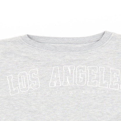 Primark Girls Grey   Pullover Sweatshirt Size 10-11 Years  - City of Angels