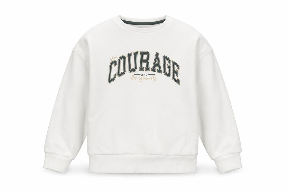 Primark Girls White   Pullover Jumper Size 9-10 Years