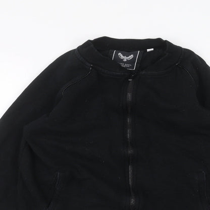 Mens UK Size S Brave Soul Black Jacket