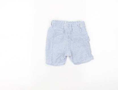 H&M Baby White Striped  Cropped Trousers Size 9-12 Months
