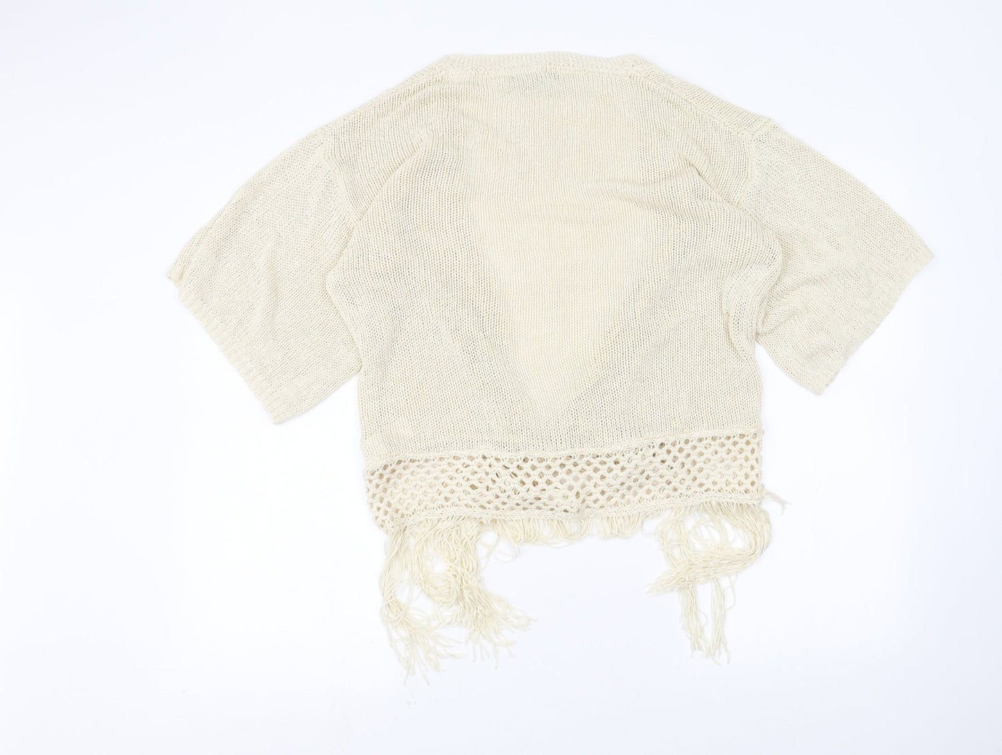 Womens UK Size XS Atmosphere Beige Cardigan Jumper