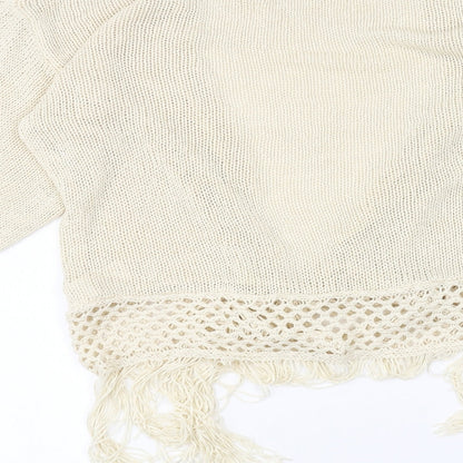 Womens UK Size XS Atmosphere Beige Cardigan Jumper