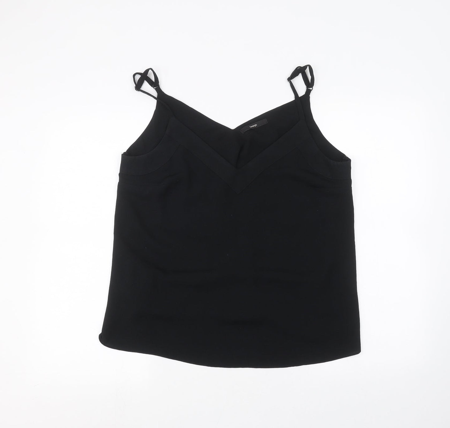 George Mens Black    T-Shirt Size 14