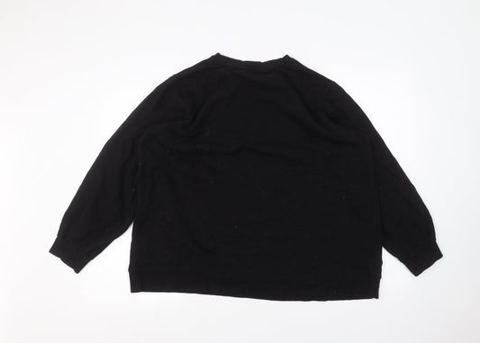 Primark Womens Black   Pullover Jumper Size L