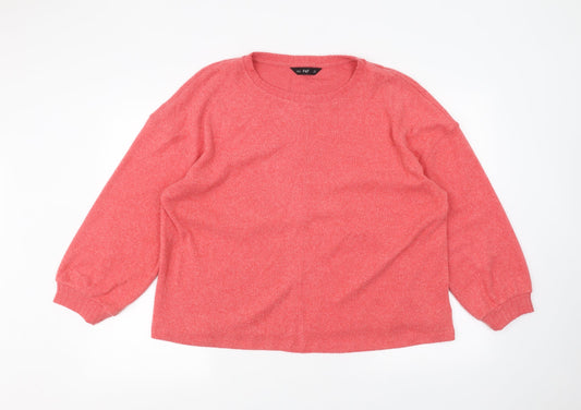 F&F Womens Pink   Pullover Jumper Size 14