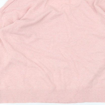 Womens UK Size L MissLook Pink Pullover Jumper
