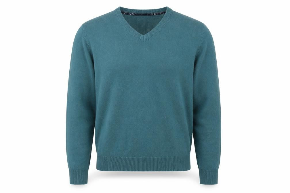 Mens UK Size M M&Co Blue Pullover Jumper