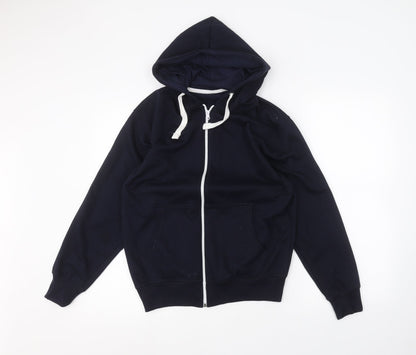 Preworn Womens Blue   Full Zip Hoodie Size L  - TIKTOK