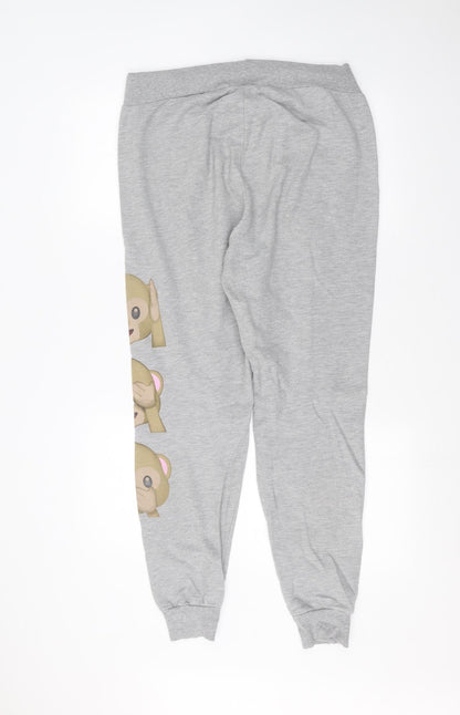 Preworn Womens Grey   Sweatpants Trousers Size 14 L28 in
