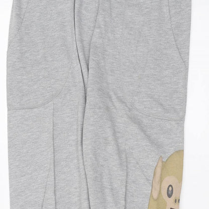 Preworn Womens Grey   Sweatpants Trousers Size 14 L28 in